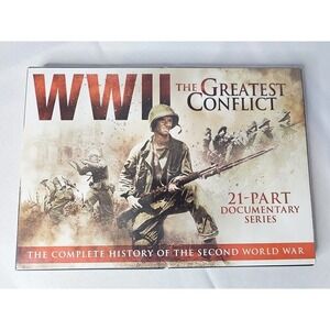 WWII: The Greatest Conflict (DVD, 2010, 2011, 4-Disc Set) SEALED 21 Part Series